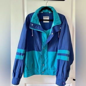 Members Only Vintage Lightweight Windbreaker Jacket - Large Unisex